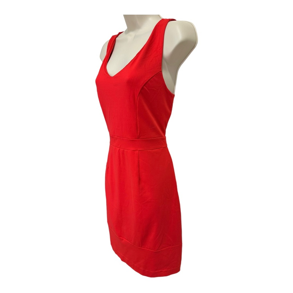 ⭐️ CYNTHIA ROWLEY - PERSIMMON COLOR DRESS (red/orange)-SIZE M - LOOSE BODYCON ⭐️